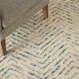Colorado CLR02 Linear Wool Rugs by Nourison in Ivory Green