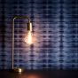 Eterea Wallpaper W0167 02 by Clarke & Clarke in Midnight Blue