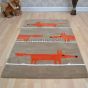 Scion Mr Fox Rugs 25303 Cinnamon