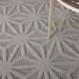 Cozumel CZM01 Indoor Outdoor Geometric Hallway Runner Rugs in Light Grey