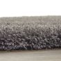 Chicago Shaggy Modern Plain Rugs in New Grey