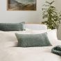 Aura Cushion by Bedeck of Belfast Rare Earth in Nettle Green