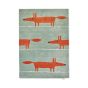 Scion Mr Fox Wool Rugs 25313 in Mint Poppy