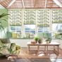 Hampton Trellis Wallpaper 216660 by Sanderson in Botanical Green