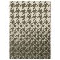 Houndstooth 162804 Wool Rugs by Ted Baker in Grey