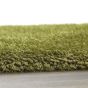 Chicago Shaggy Modern Plain Rugs in Olive