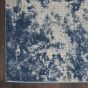 Rustic Textures RUS16 Abstract Rugs in Grey Blue