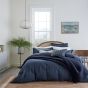 Serein Cushion by Bedeck of Belfast Rare Earth in Chalk indigo
