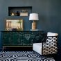 Turnabouts Rugs 039205 in Black by Florence Broadhurst