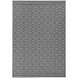Patio Diamond PAT12 Geometric Outdoor Rugs in Black White