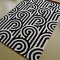 Turnabouts Rugs 039205 in Black by Florence Broadhurst
