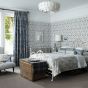 Daisy Wallpaper 212561 by Morris & Co in Blue Ivory