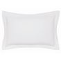 Plain Oxford Pillowcase By Bedeck of Belfast in Silver Grey