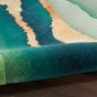 Prismatic Abstract Rugs PRS30 by Nourison in Emerald Green