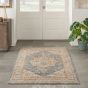 Nourison Sahar SHR06 Traditional Rugs in Ivory Blue