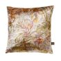 Fern Leaf Metallic Cushion in Gold Purple