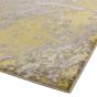 Aurora Lustre AU06 Marble Rugs in Gold Yellow