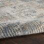 Quarry Modern Print Rugs QUA02 in Blue Beige by Nourison