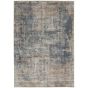 Quarry Modern Print Rugs QUA02 in Blue Beige by Nourison