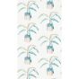Crassula Wallpaper 111990 by Scion in Tangerine Mint Green