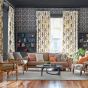 Hampton Trellis Wallpaper 216662 by Sanderson in Charcoal Grey
