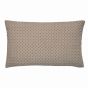 Serenity Printed Geometric Cushion by Katie Piper in Linen