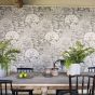 Woodland Toile Wallpaper 215716 by Sanderson in Ivory Charcoal Grey