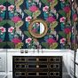 Salon Wallpaper 112153 by Harlequin in Ebony Azalea Fern