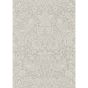Pure Strawberry Thief Wallpaper 216017 by Morris & Co in Silver Stone