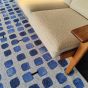 Louis De Poortere Designer Cobblestone Rugs in 9348 Amparo Blues