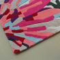 Floreale Rugs 44905 Modern Floral Bright Wool Rugs in Fuschia