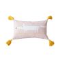 Mr Fox Tassel Cushion by Scion in Milkshake Pink