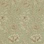 Chrysanthemum Toile Wallpaper 104 by Morris & Co in Eggshell Gold