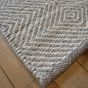 Estelle Flatweave Wool Hallway Runner in Sky Grey