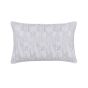 Oro Fine Linens Abstract Cotton Cushion in White