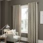 Castello Geometric Curtains By Clarke And Clarke in Mushroom Beige