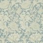 Chrysanthemum Toile Wallpaper 101 by Morris & Co in China Blue Cream