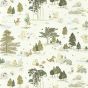 Winnie The Pooh Wallpaper 217280 by Disney Home x Sanderson in Macaron Green