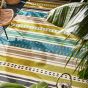Scion Rivi Kiwi Stripe Outdoor Rugs 426908 Green