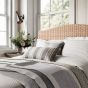 Long Island Patchwork Knit Throw by Helena Springfield in Grey