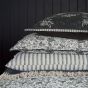 Regal Peacock Cushion by Burleigh x Bedeck of Belfast in Charcoal White