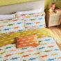 Mr Fox Birthday Cushion by Scion in Confetti