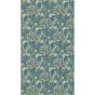 Seaweed Wallpaper 214714 by Morris & Co in Ink Woad Blue