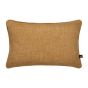 Hadley Bolster Textured Jacquard Cushion in Mustard Yellow