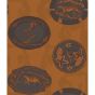 Matrinah Wallpaper 4022 by Cole & Son in Burnt Orange