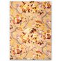 Amanpuri Leaf Wool Rugs By Sanderson in Russet Brown