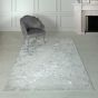 Aurora Solar AU03 Marble Rugs in Silver Grey