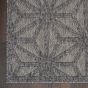 Cozumel CZM01 Indoor Outdoor Geometric Rugs in Dark Grey