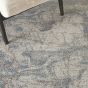 Rustic Textures RUS15 Abstract Rugs in Grey Blue