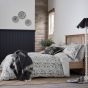 Regal Peacock Cushion by Burleigh x Bedeck of Belfast in Charcoal White
